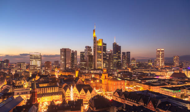 istock illuminated skyline of frankfurt am main 1191403525