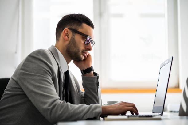 istock Businessman in office 1191408495