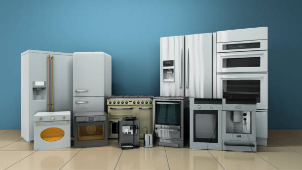 istock kitchen appliances in supermarcket 3d render image 1191411360