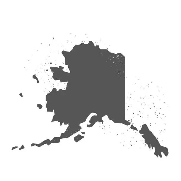 Vector illustration of Alaska