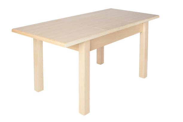 istock Wooden modern table isolated on white background. Kitchen dining table. 1191417496