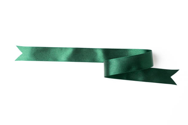 istock green banners ribbons label on white background 1191417563