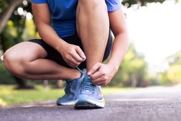 istock A man is running in the park 1191425132