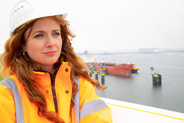 istock Female petrochemical inspector 1191430209