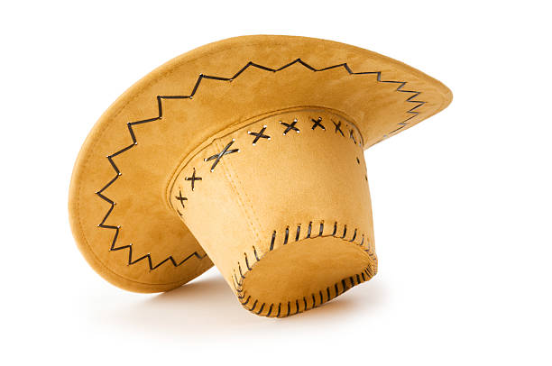istock Cowboy hat isolated on the white background 119143075