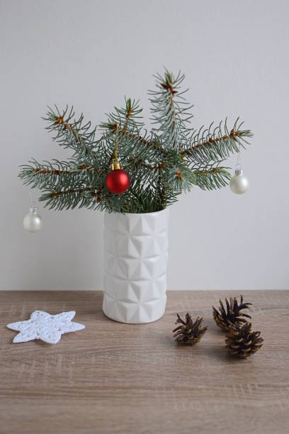 istock Minimalist winter home decorations 1191432751
