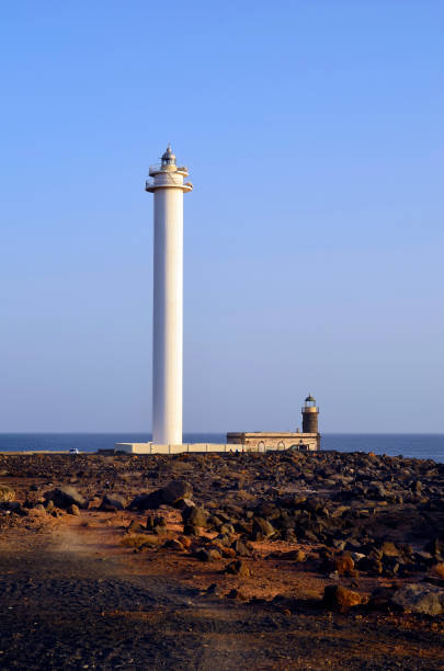 Spain, Lanzarote, lighthouse Faro de Pechiguera in Playa Blanca
