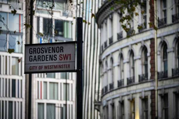 istock Grosvenor Gardens Sign 1191434454