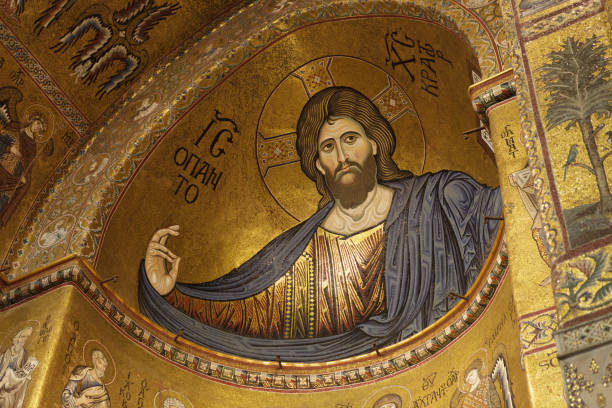 istock Mosaics in interior of Monreale Cathedral 1191437325