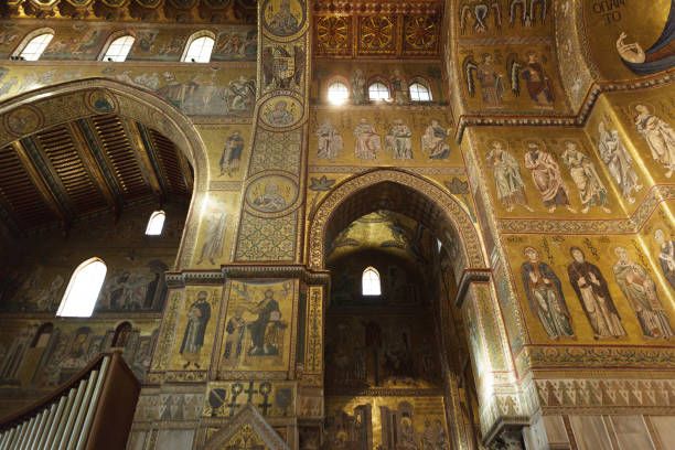 istock Mosaics in interior of Monreale Cathedral 1191437333