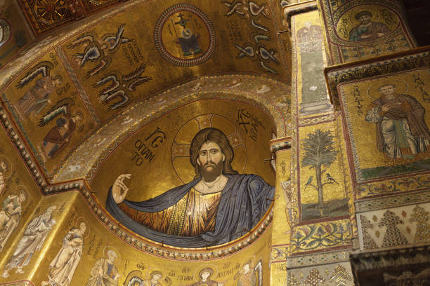 istock Mosaics in interior of Monreale Cathedral 1191437350