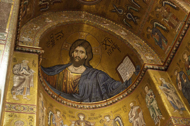 istock Mosaics in interior of Monreale Cathedral 1191437414