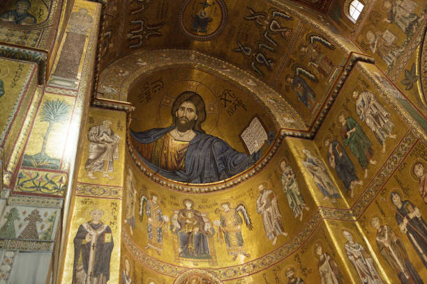 istock Mosaics in interior of Monreale Cathedral 1191437422