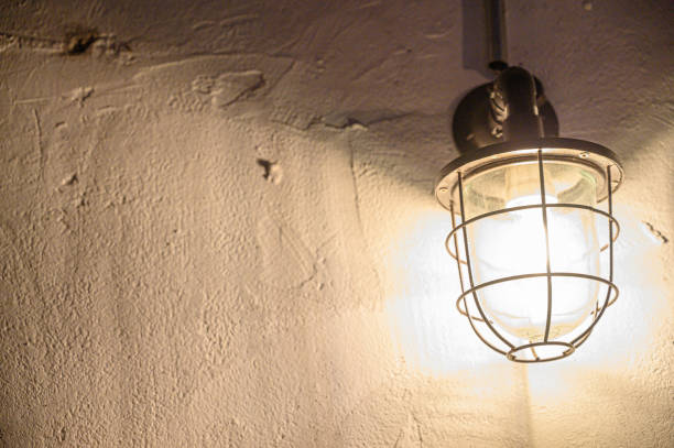 istock Close up light bulbs at the cafe. 1191441944