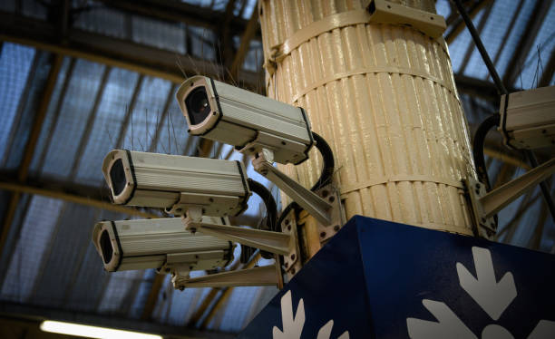 Public Surveillance Cameras stock photo