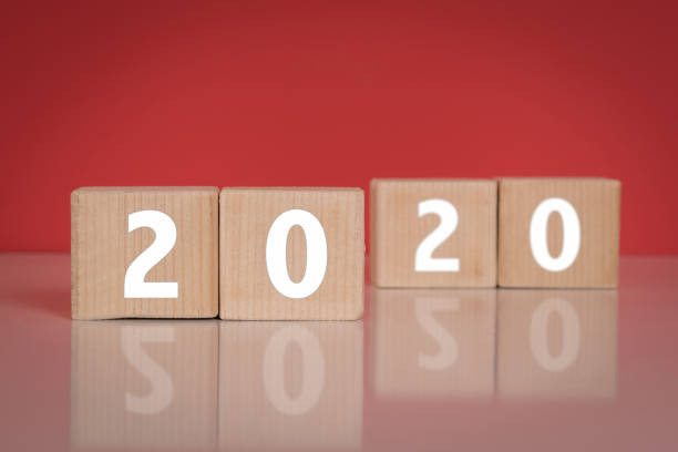 istock 2020 on wooden cubes 1191449434