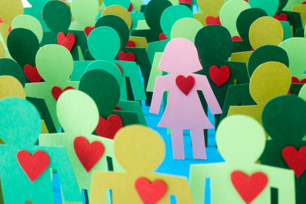 istock Loving pink woman 1191454202