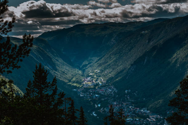 Norwegian city in the valley