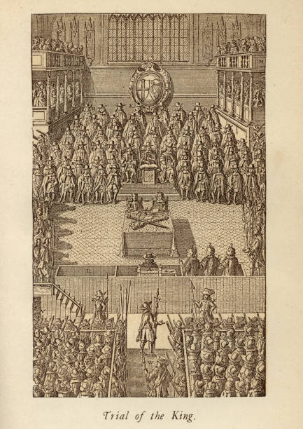 チャールズ1世 イラストのストックフォト