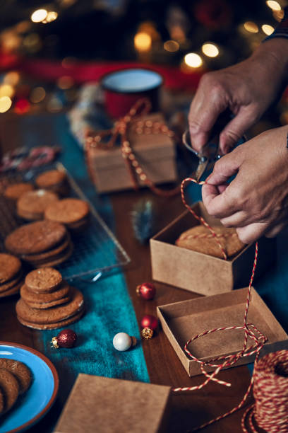 istock Fresh Baked Cookies for Christmas as a Gift 1191457554