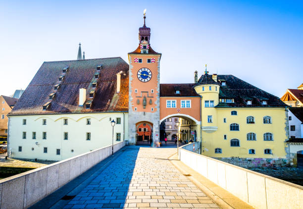 famous old town regensburg - bavaria