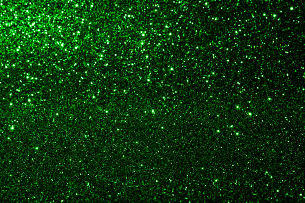 istock Green color blured sparkling background. 1191460524