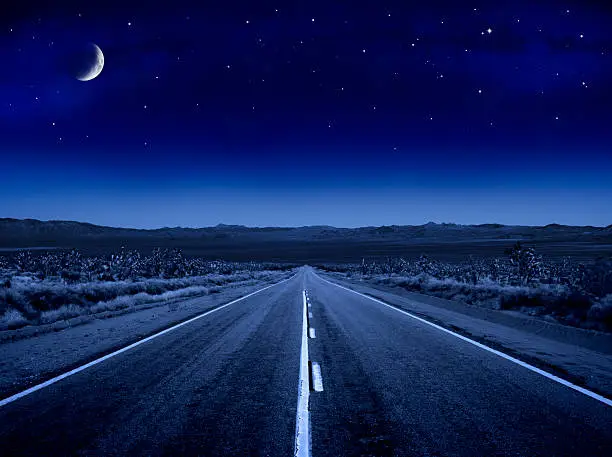 Photo of Moonlit Road