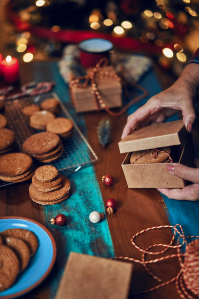 istock Fresh Baked Cookies for Christmas as a Gift 1191465233