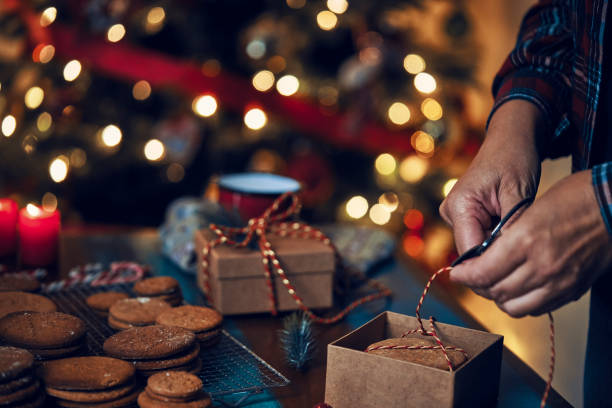 istock Fresh Baked Cookies for Christmas as a Gift 1191465330