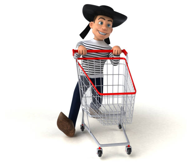 istock Fun 3d cartoon breton character 1191465831