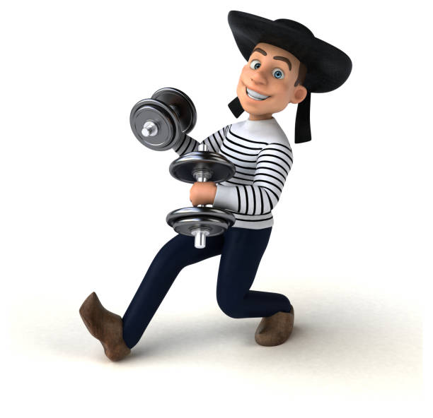 istock Fun 3d cartoon breton character 1191465878