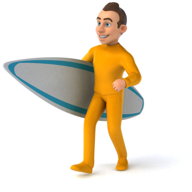 istock Fun 3D cartoon yellow character 1191465882