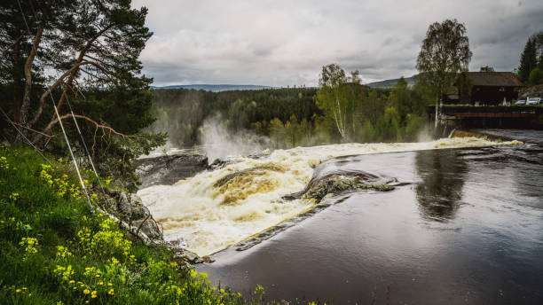 istock The huge, beautiful Haugfossen waterfall in Norway 1191467694