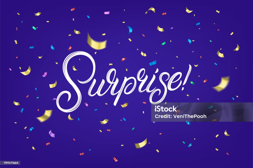Surprising Lettering Surprise Hand Written Lettering Text Stock Illustration - Download ...