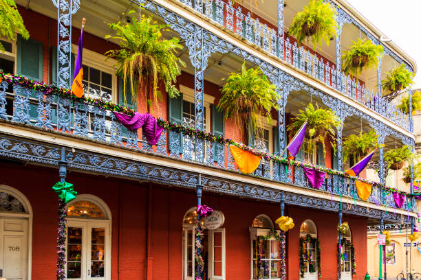 French Quarter in New Orleans, stock photo