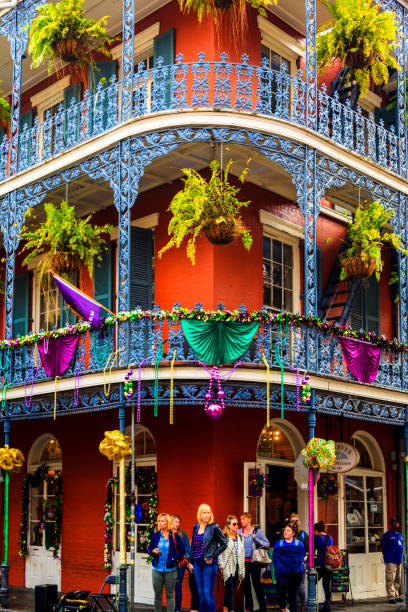 French Quarter in New Orleans, stock photo