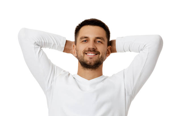 istock smiling handsome bearded man on white background 1191475184