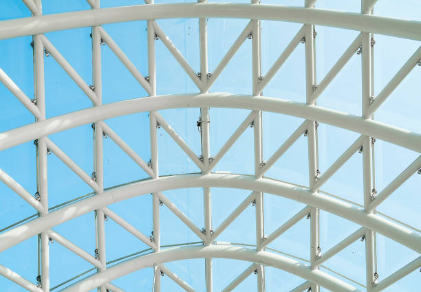 istock Bridge of Peace - Modern glass ceiling, Exterior Architecture 1191480556