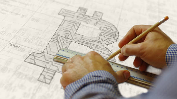 istock Bitcoin symbol futuristic sketch 1191483322