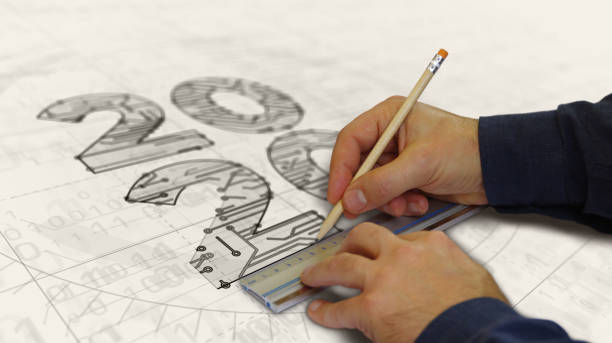istock 2020 year number futuristic sketch 1191483559