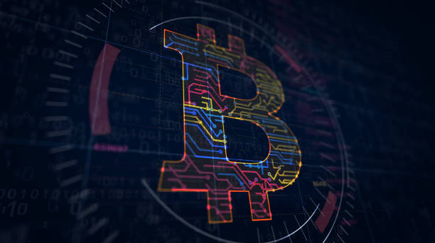 istock Bitcoin symbol futuristic sketch 1191483950