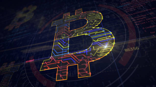 istock Bitcoin symbol futuristic sketch 1191484901