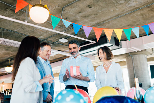istock Birthday celebration at the office 1191485887