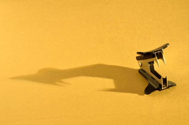 A stapler on a white background