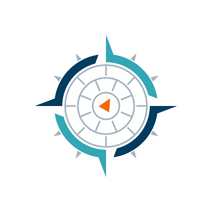 Compass Rose Vector Logo Template Illustration Design. Vector EPS 10.