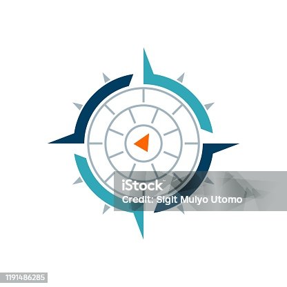 istock Compass Rose Vector Logo Template Illustration Design. Vector EPS 10. 1191486285
