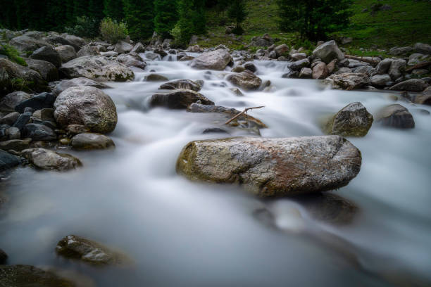 istock The flowing river Ruetz with stones and trees 1191491214