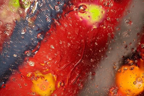 istock Red, black, orange, blue, yellow colorful abstract design, texture. Beautiful backgrounds. 1191498431