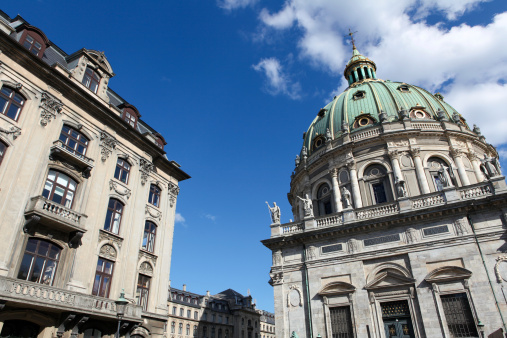 Catholic church located in the southern part of Karlsplatz, Vienna. One of the symbols of the city. The Karlskirche is a prime example of the original Austrian Baroque style. cathedral details