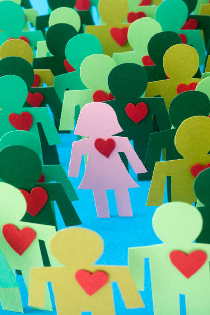 istock Loving pink woman 1191504336